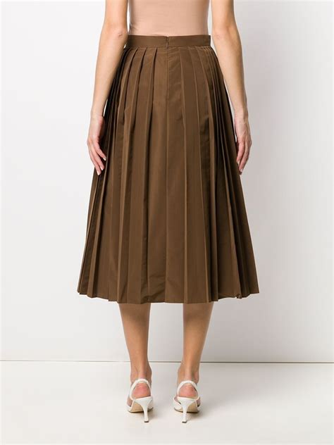 fendi pleated skirt|farfetch fendi skirt.